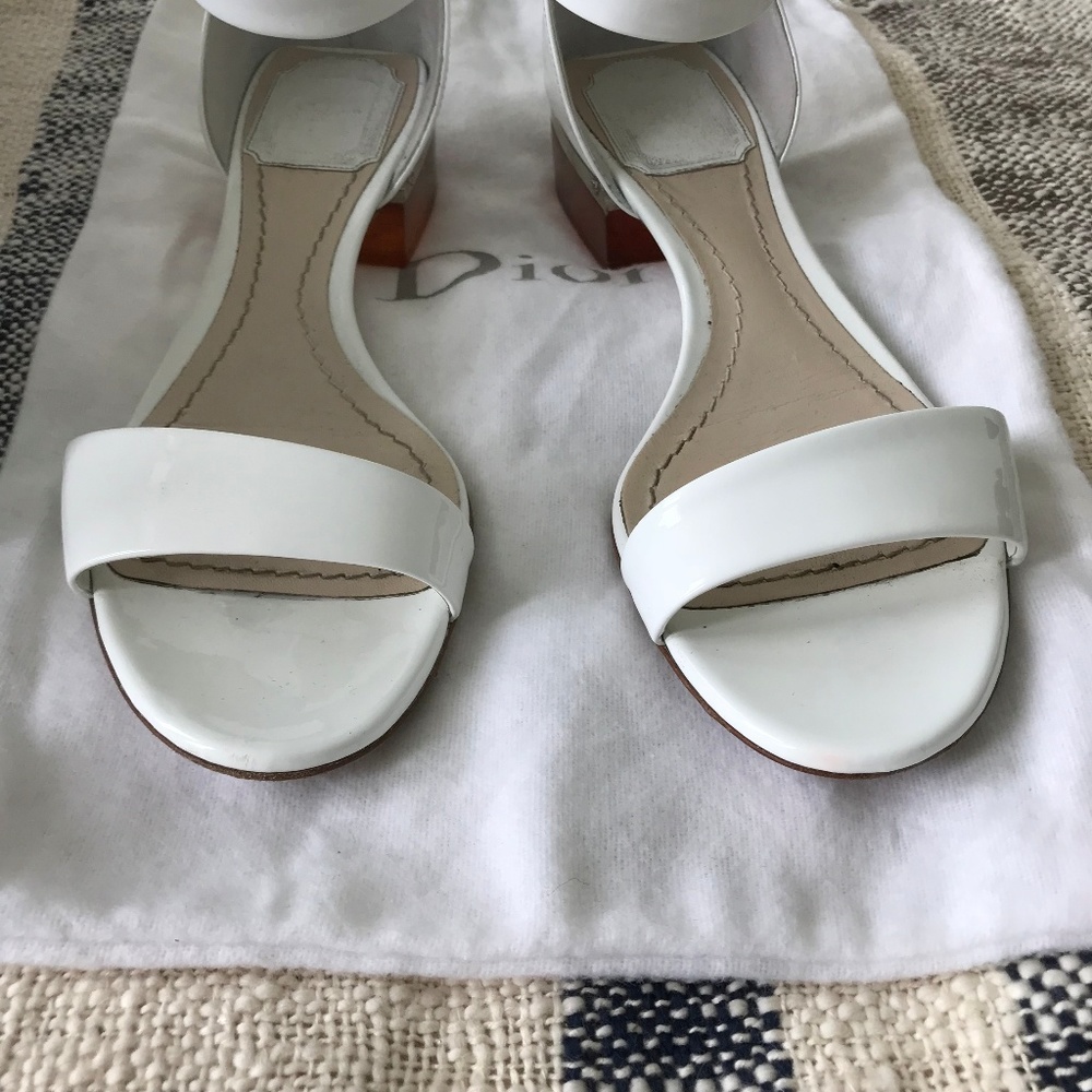 Dior Patent Leather Sandals - Picture 8 of 8